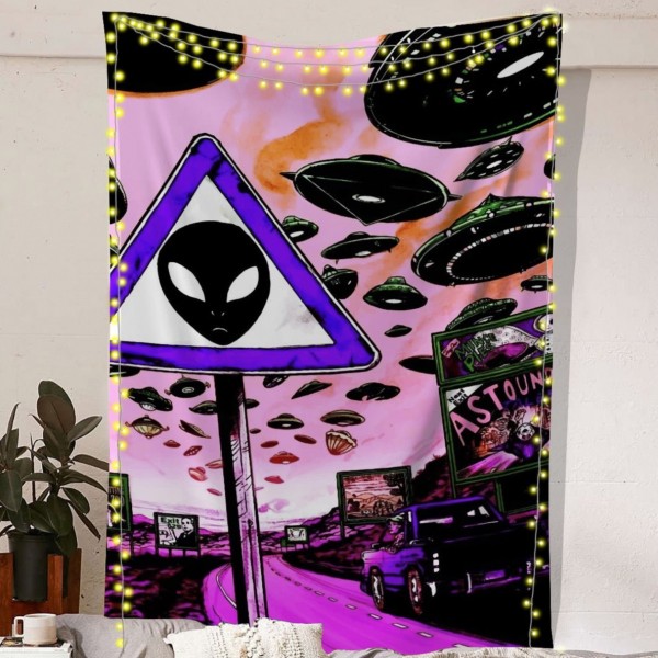 Alien Invasion Tapestry