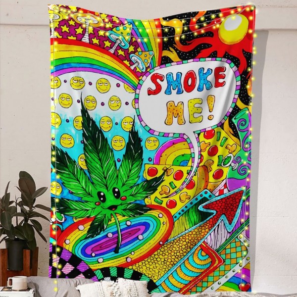 Trippy Hemp Tapestry