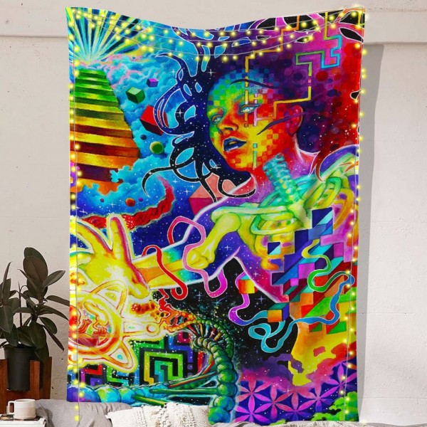 Psychedelic Stairway Tapestry