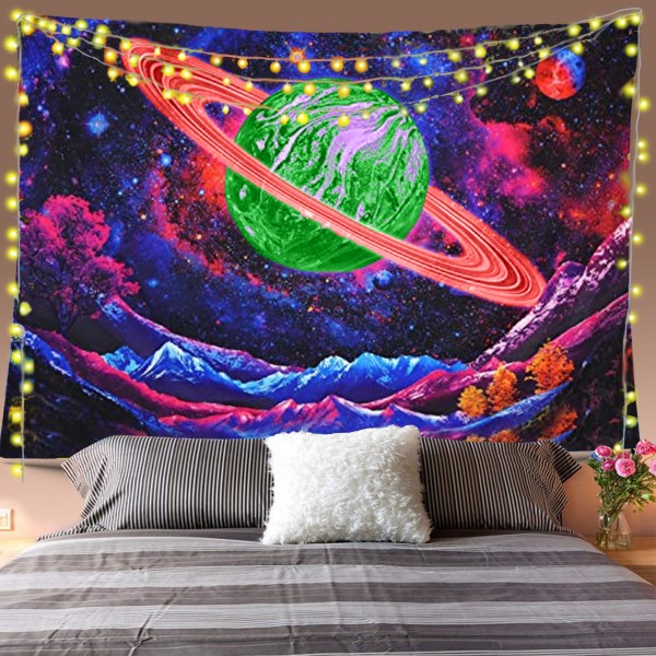 Trippy Planet Tapestry