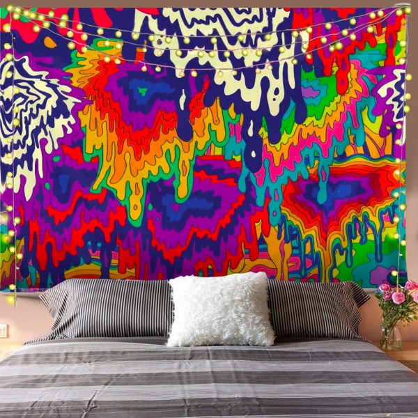 Psychedelic Drip Tapestry