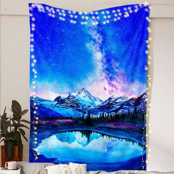 Galaxy Mountains Tapestry