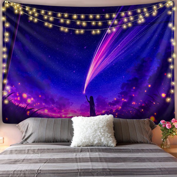 Anime Starry Night Tapestry