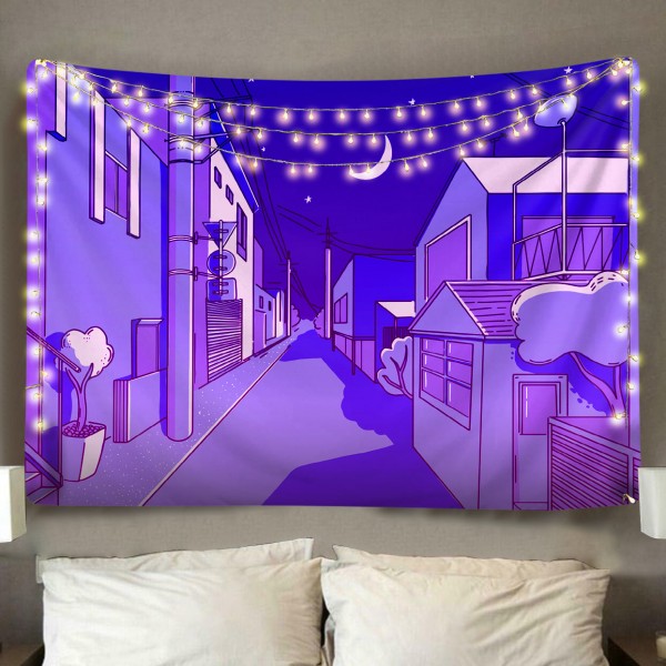 Anime Night Tapestry