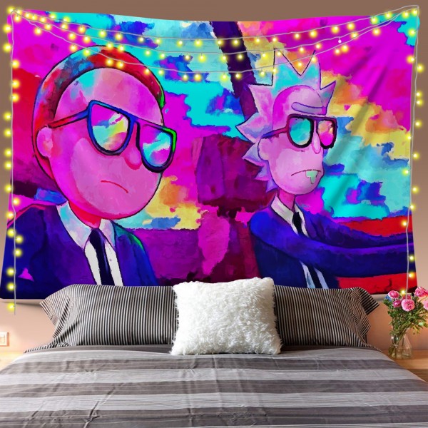 Psychedelic Morty Tapestry