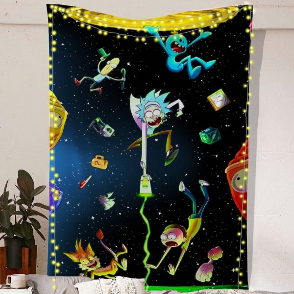 Trippy Portals Tapestry