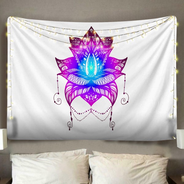 Purple Lotus Tapestry