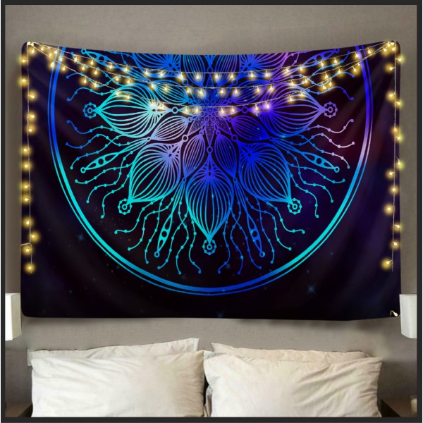 Purple Mandala Tapestry