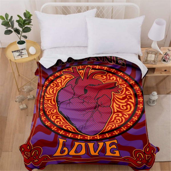 Heart of Love Blanket