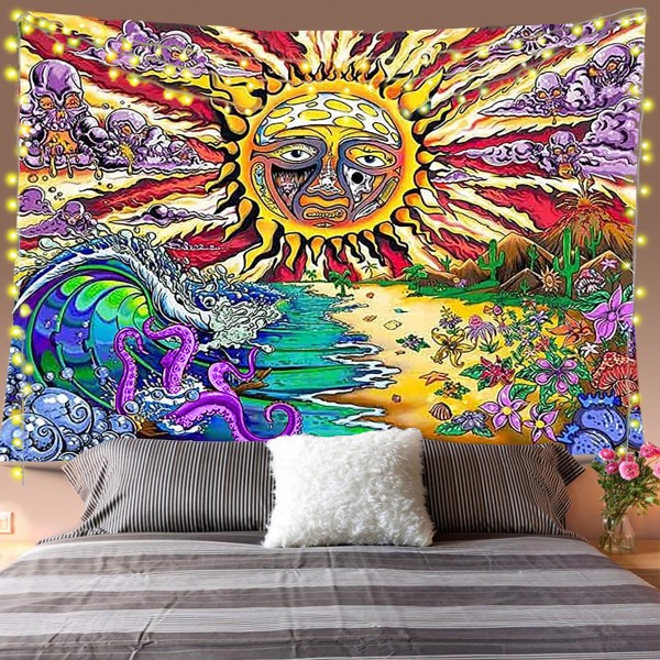 Trippy Sunshine Tapestry