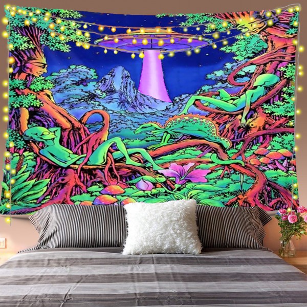 Alien Forest Tapestry