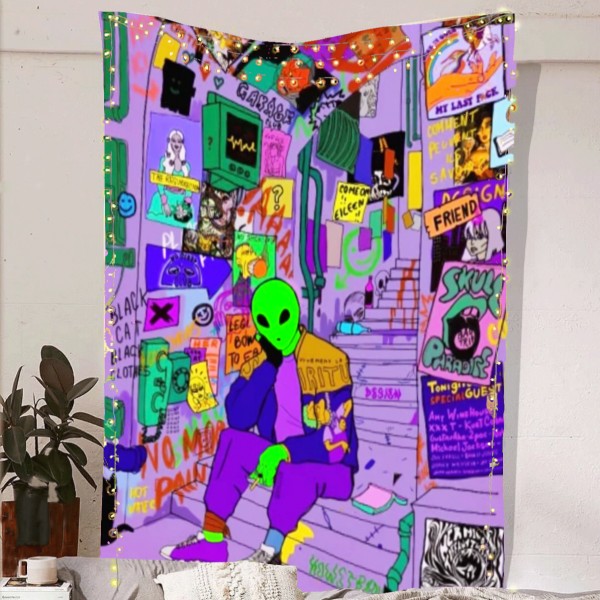 Lonely Alien Tapestry