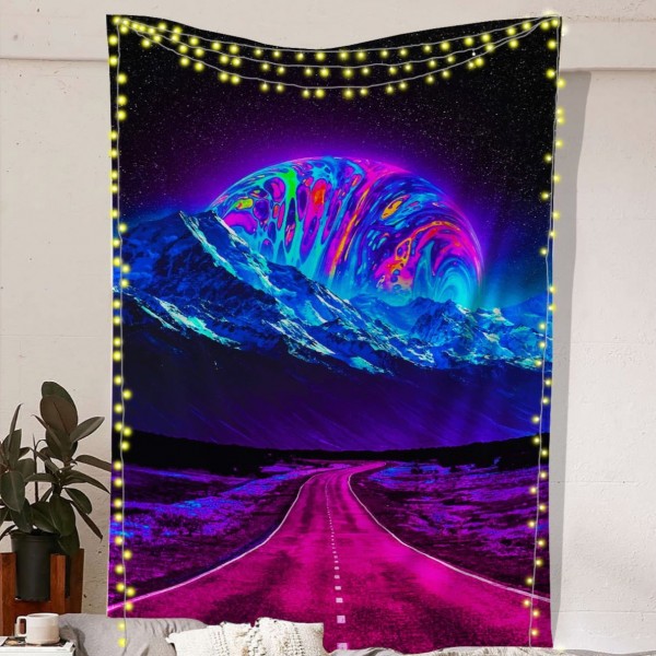 Galactic Mountains Tapestry