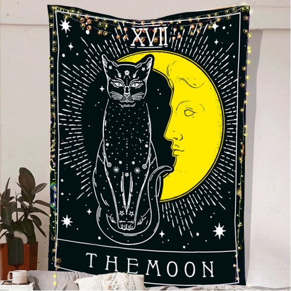 Cats Moon Tapestry