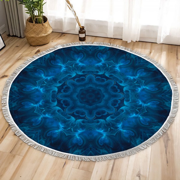 Calm Water Circle Tapestry